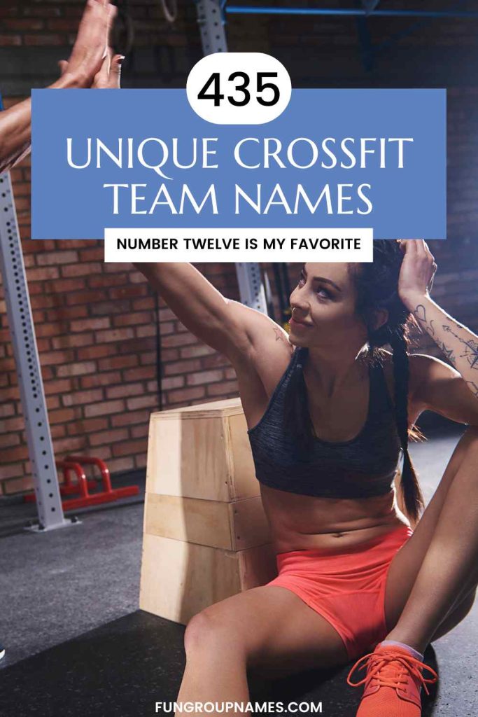 CrossFit team names pin