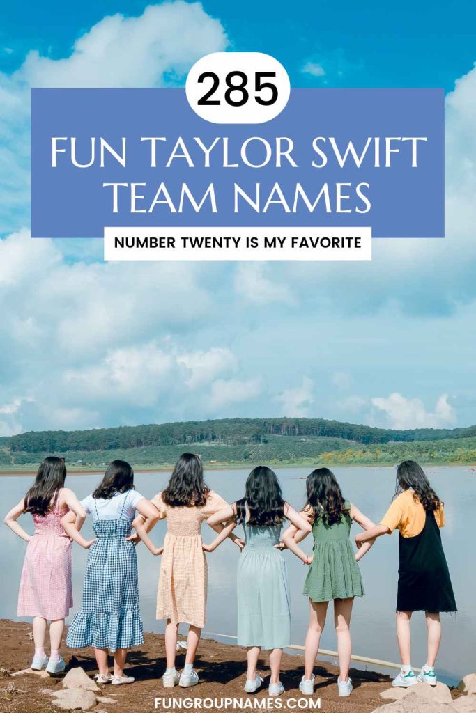 Taylor Swift team names pin