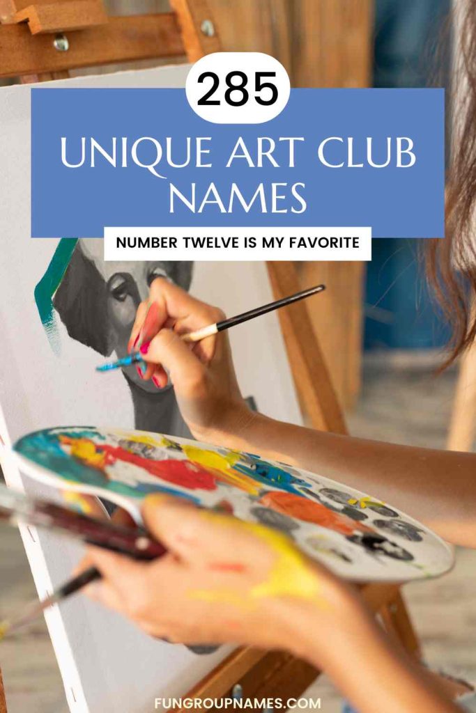 art club names pin