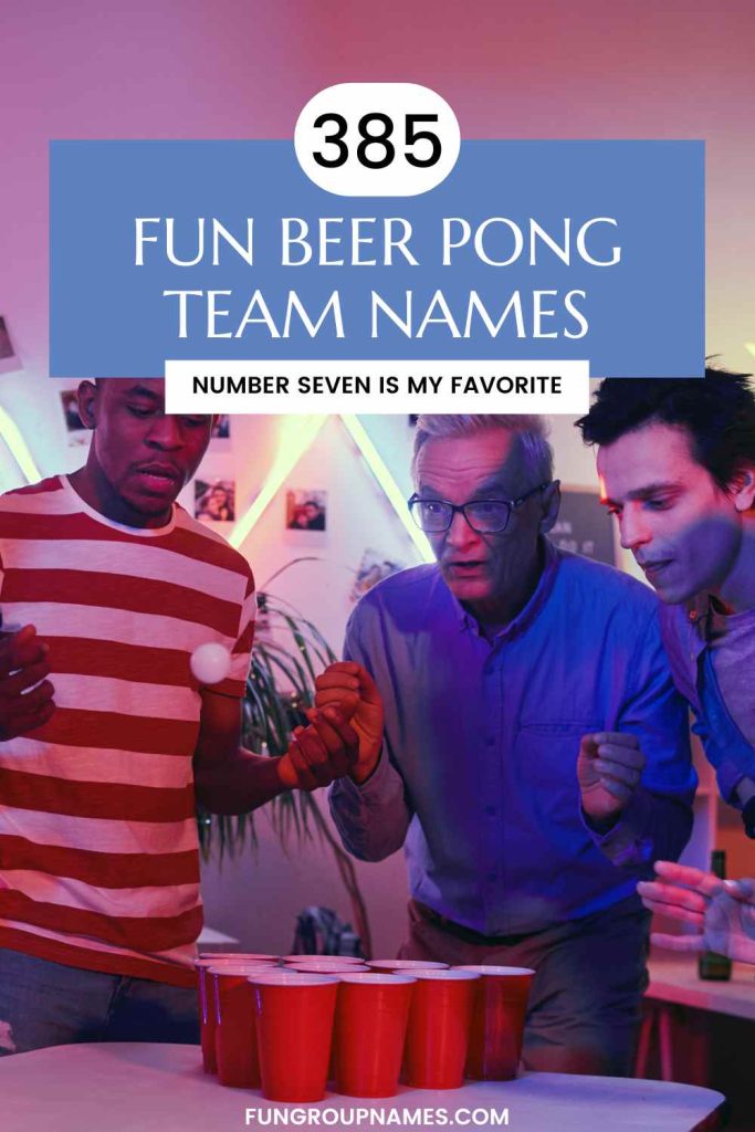 beer pong team names pin