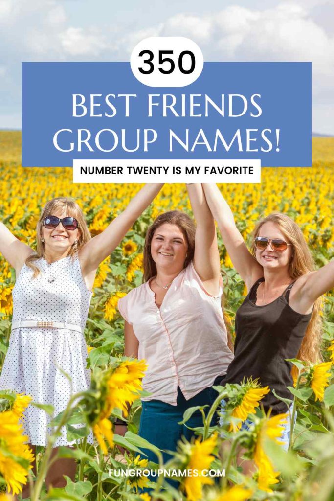 best friends group names pin