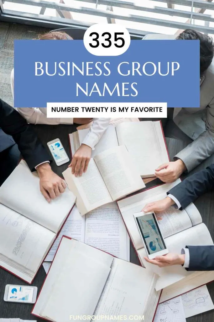 business group names pin