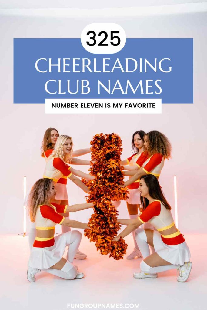 cheerleading club names pin