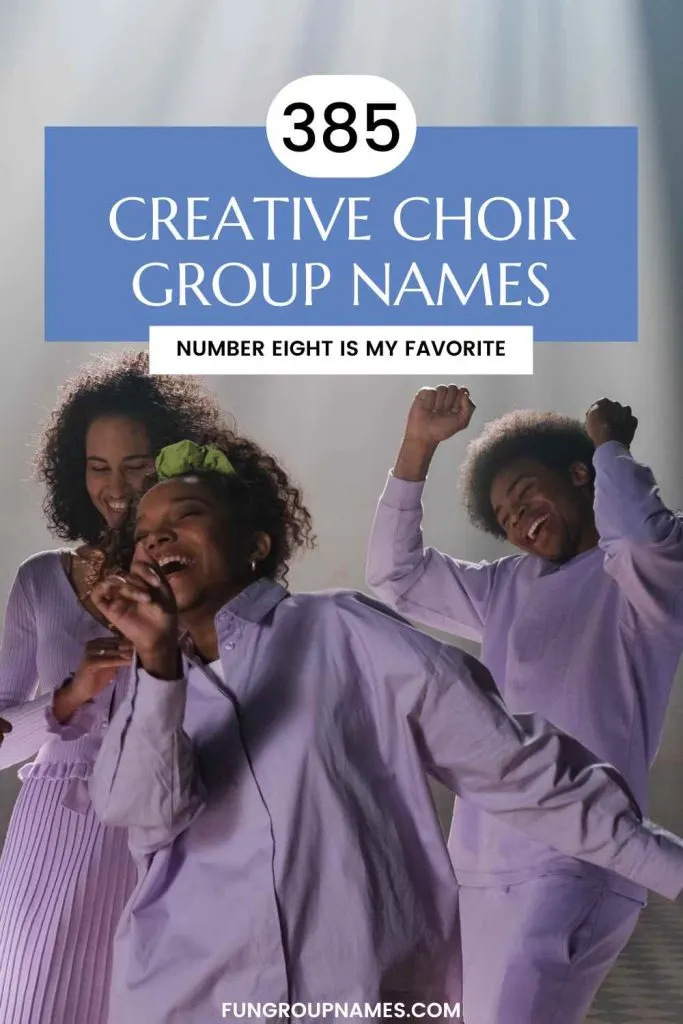 choir group names pin