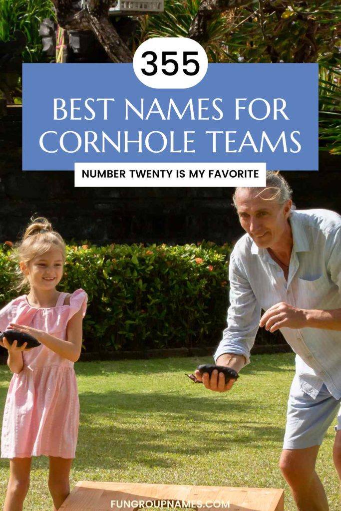 cornhole team names pin