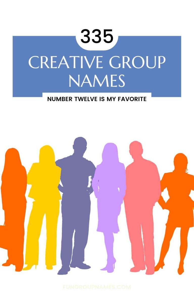 335 Creative Group Names For Every Occasion