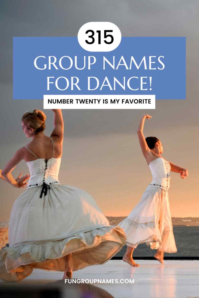 dance group names pin