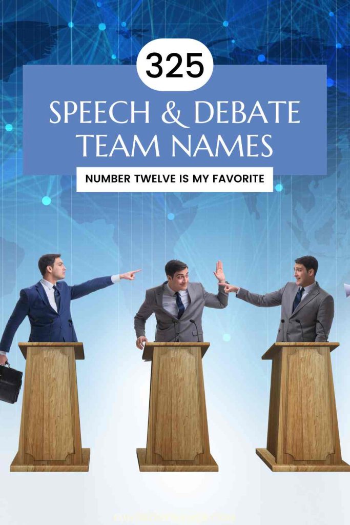 debate team names pin