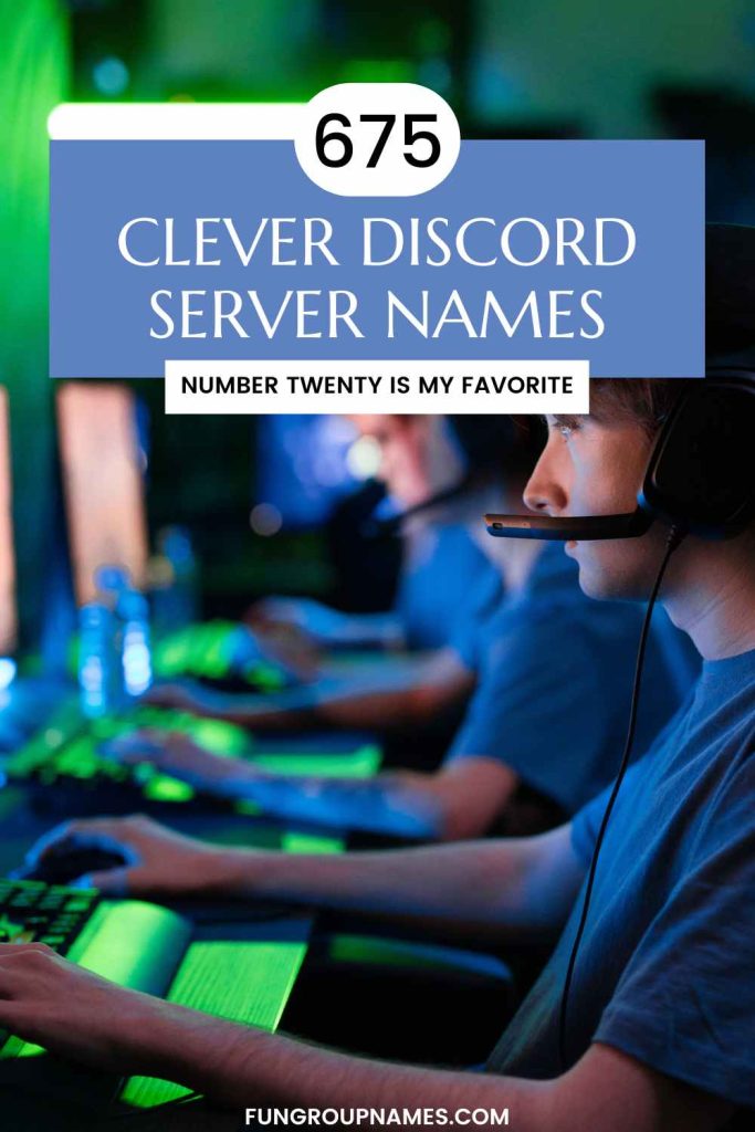 discord server names pin
