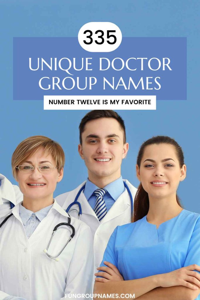 doctor group names pin
