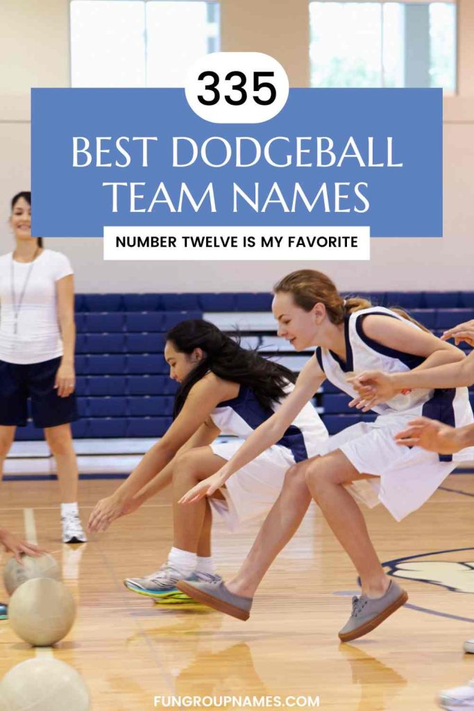 dodgeball team names pin