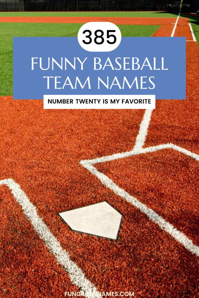 funny baseball team names pin