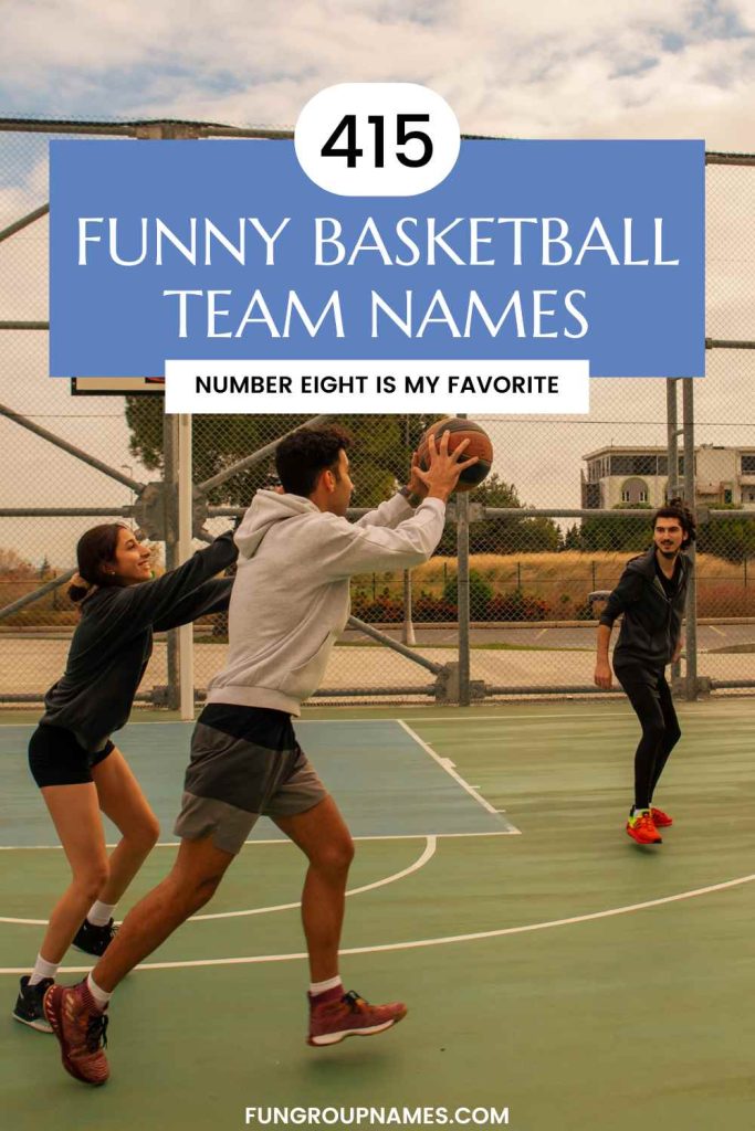 funny basketball team names pin