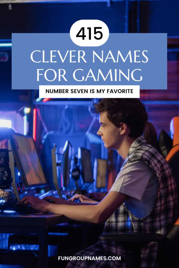 gaming names pin
