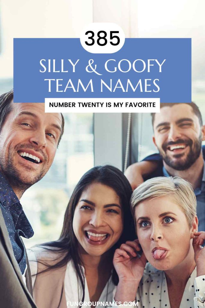 goofy names for teams pin