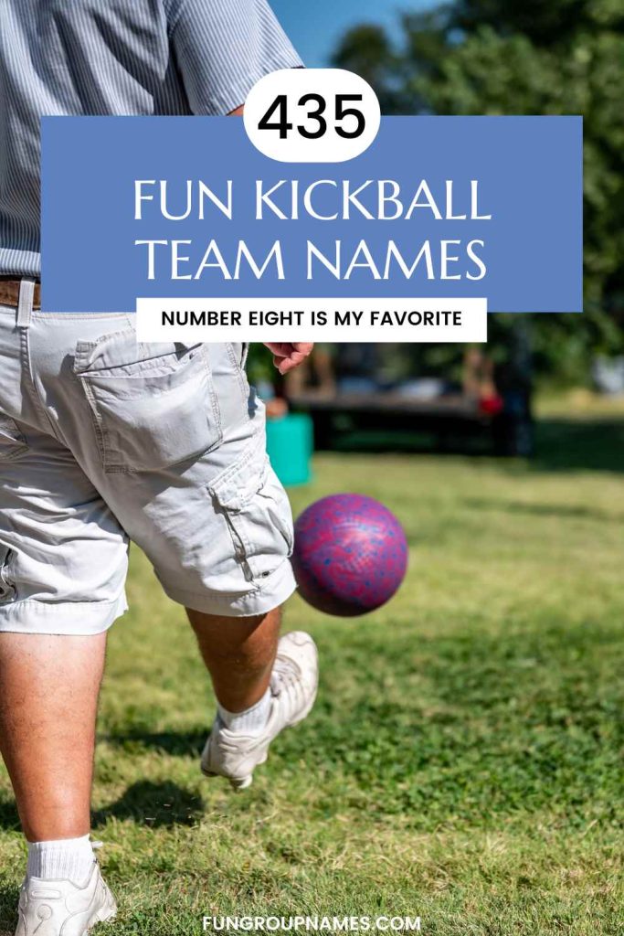 kickball team names pin
