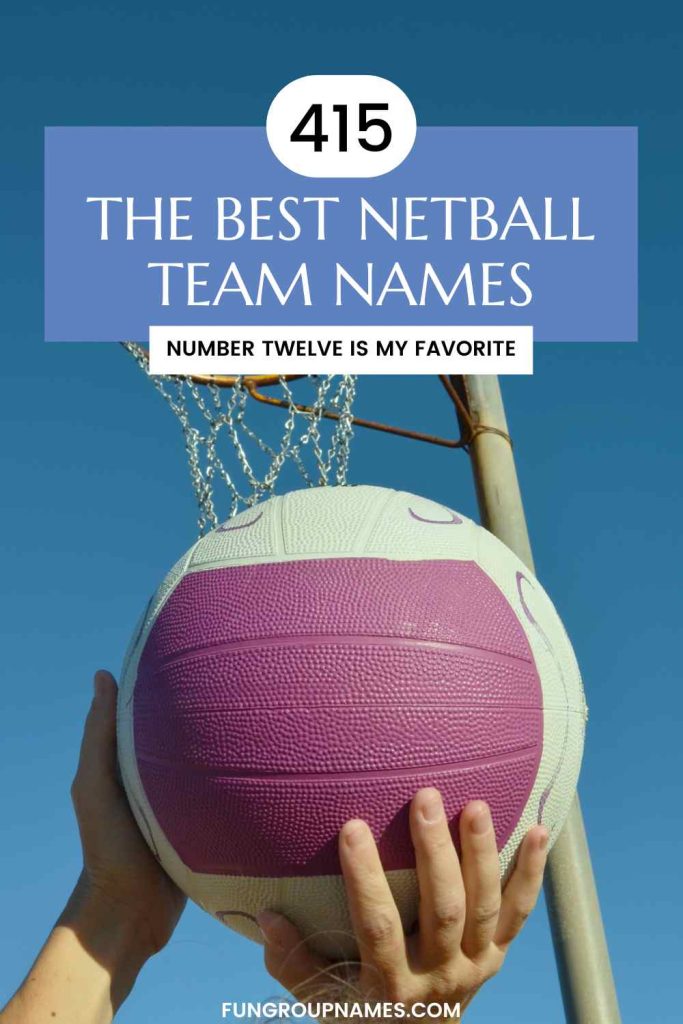 netball team names pin