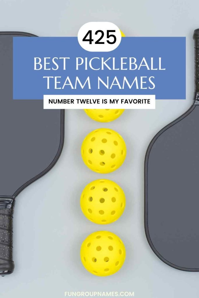 pickleball team names pin