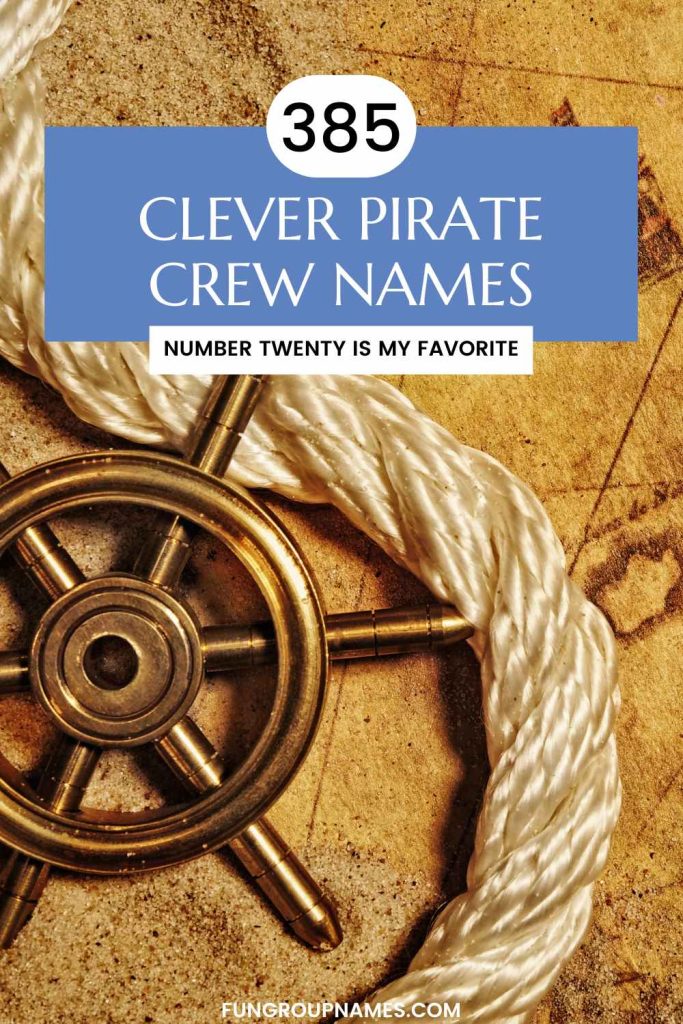 pirate crew names pin