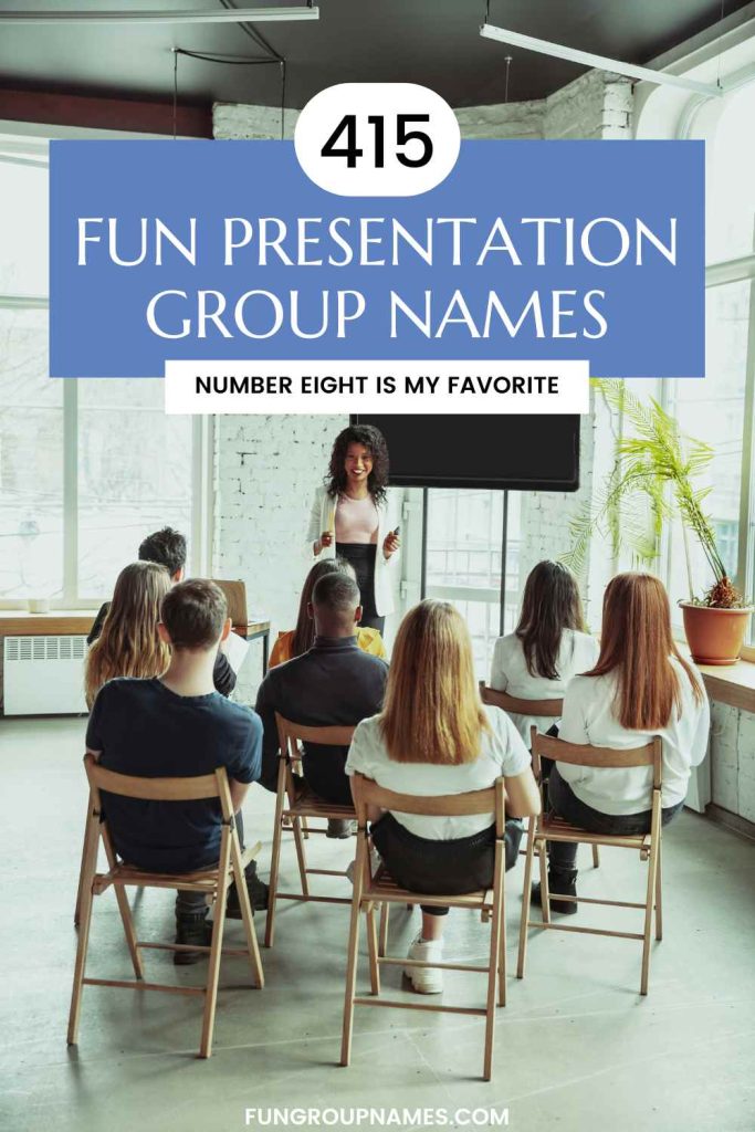 presentation group names pin