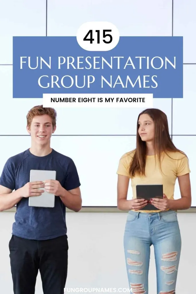 presentation group names pin