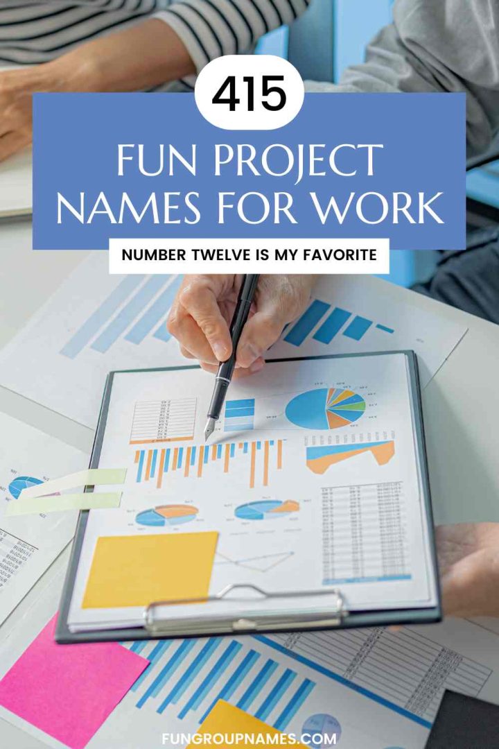 415 Project Names For Work, School & More!