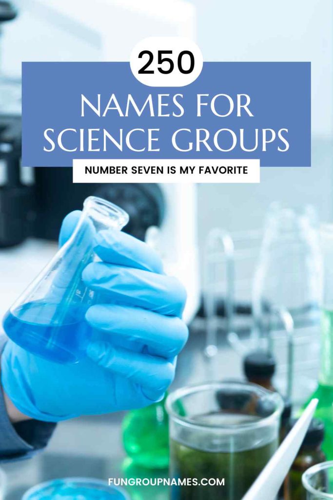 science group names pin