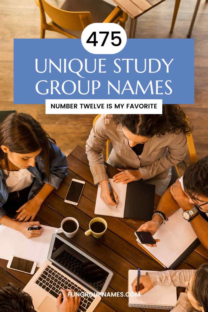 study group names pin