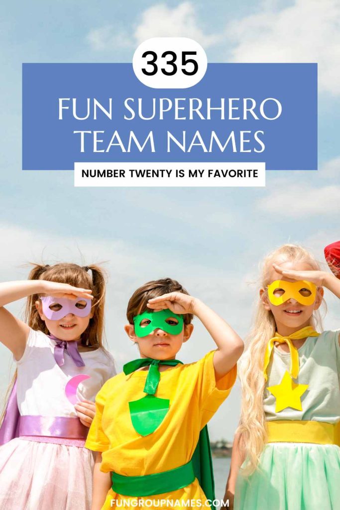 superhero team names pin