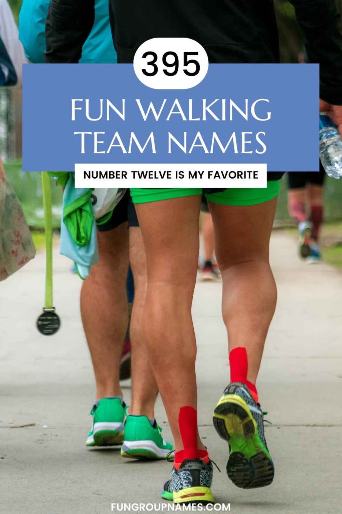 walking team names pin