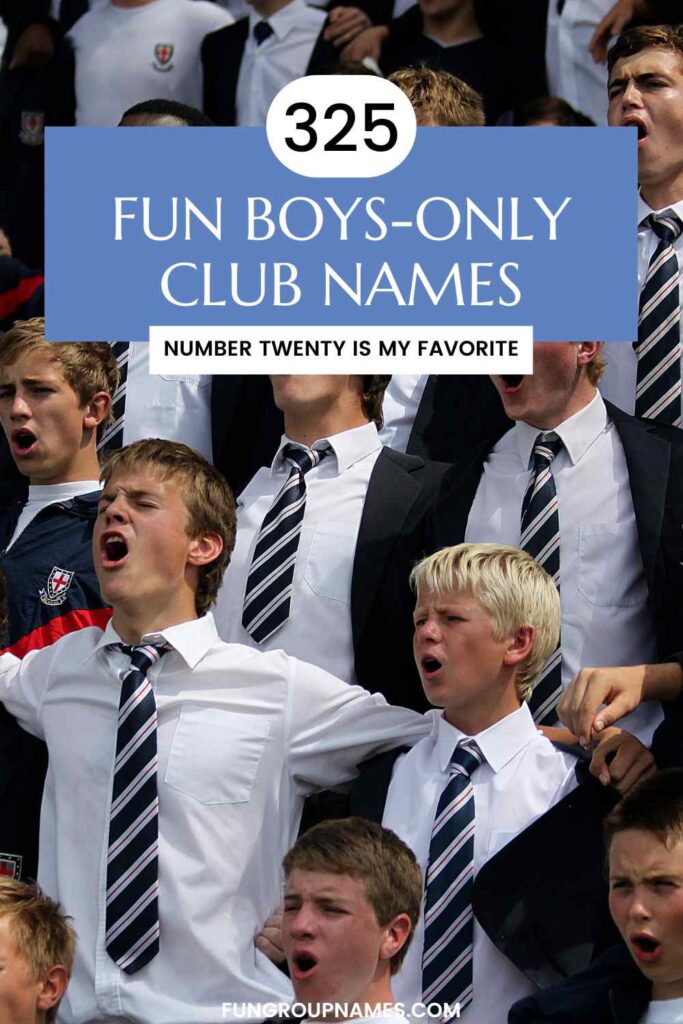 boys club names pin
