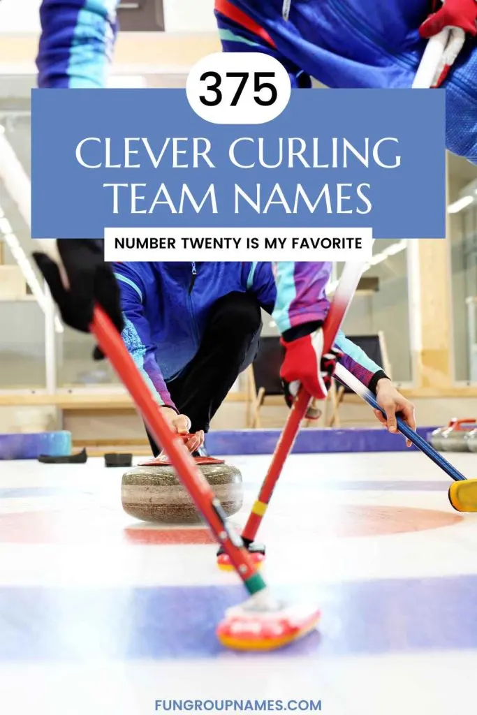 curling team names pin