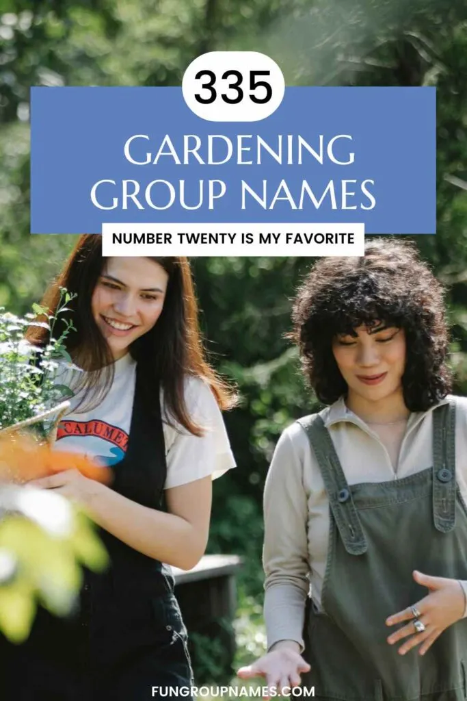 gardening group names pin