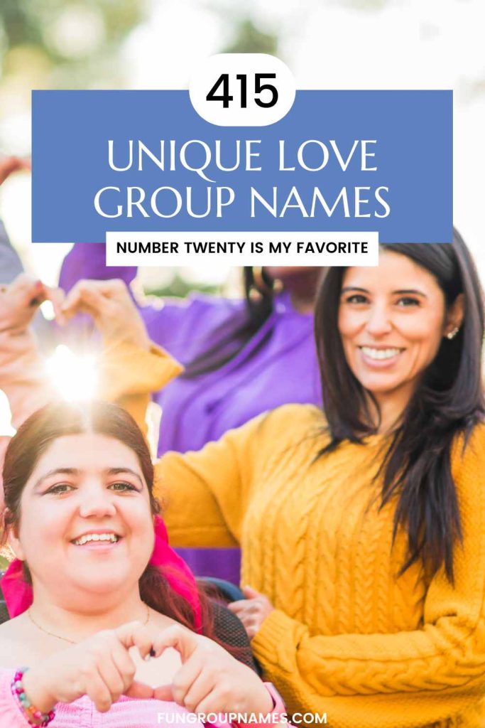 love group names pin