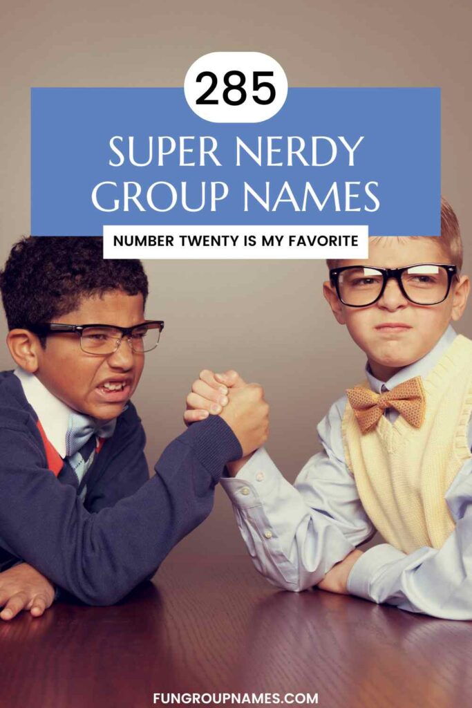 nerdy group names pin