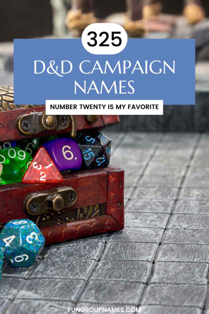 D&D Campaign names pin