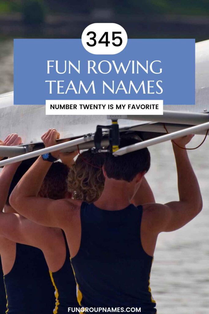 rowing team names pin