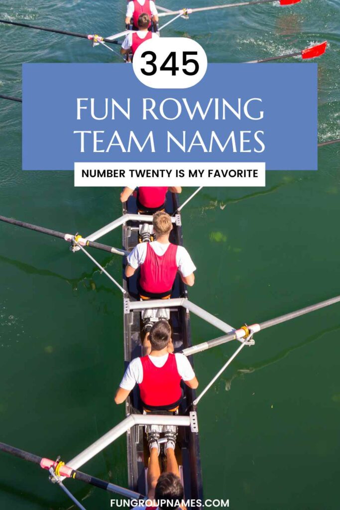 rowing team names pin