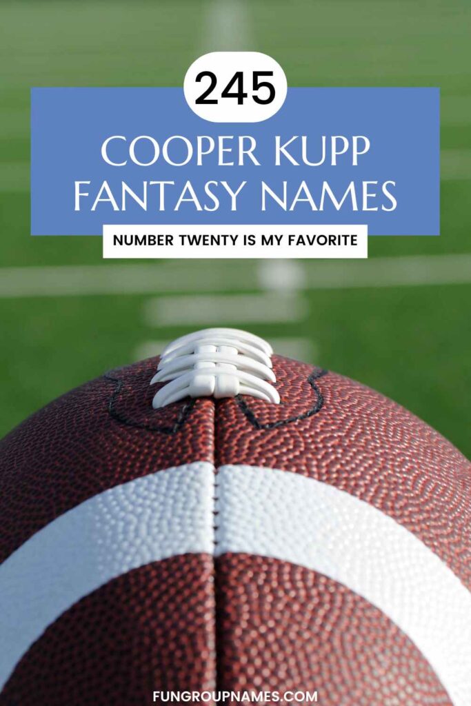 Cooper Kupp Fantasy Names pin