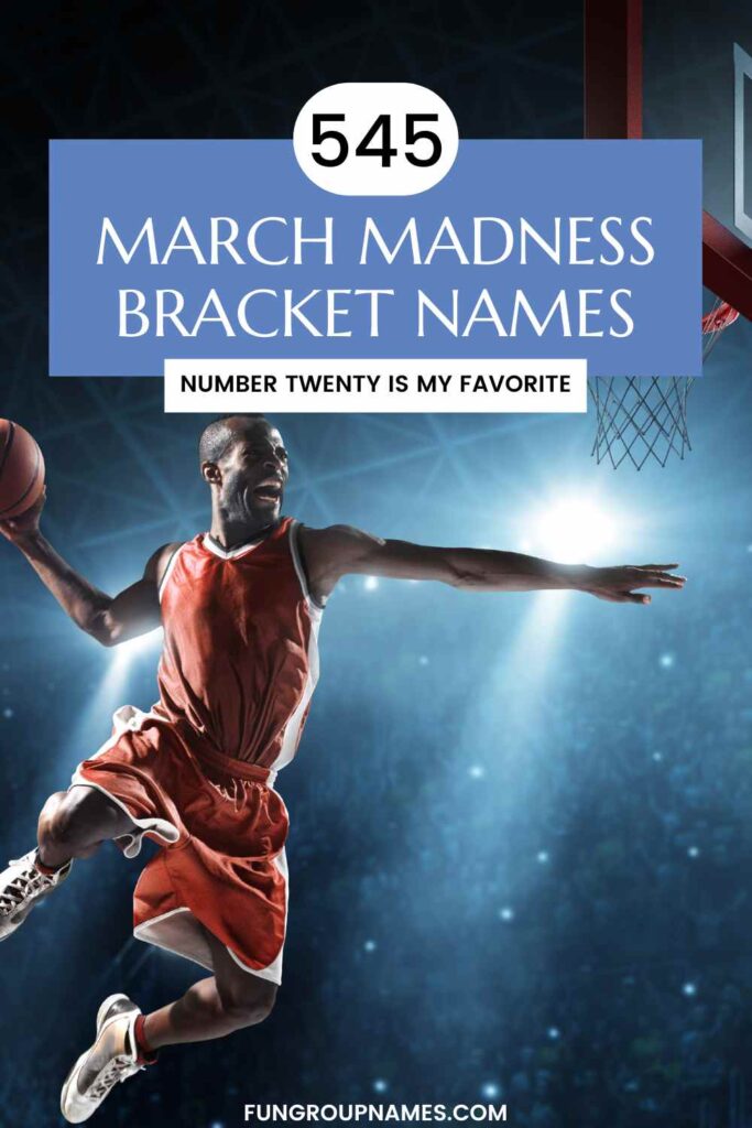 march madness bracket names pin