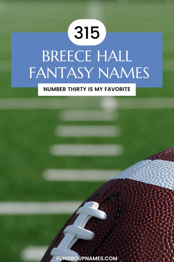 Breece Hall fantasy names pin