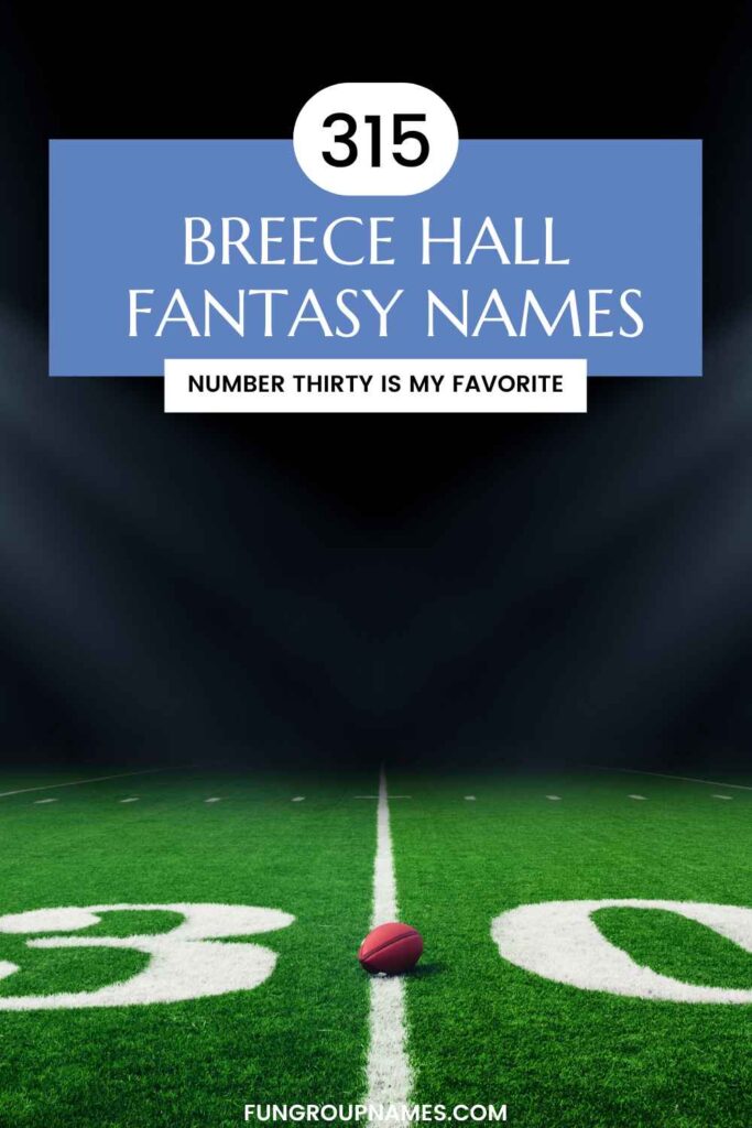 Breece Hall fantasy names pin