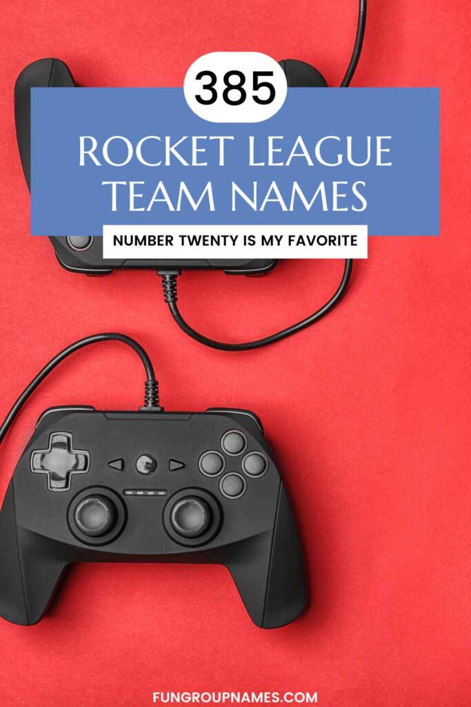 funny rocket league team names pin