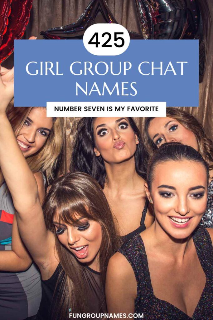 girl group chat names pin