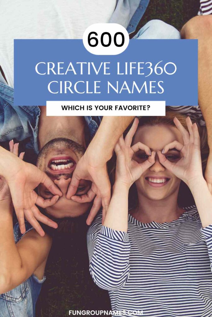 life360 circle names pin