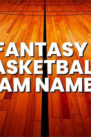 Fantasy basketball team names blog header graphic