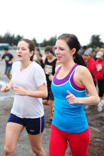 Obstacle course mud run