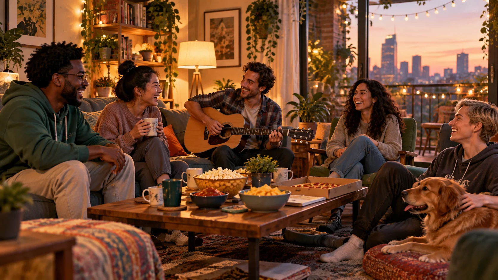 Apartment Group Chat Names for Roommates and Neighbors illustration for Apartment social club names