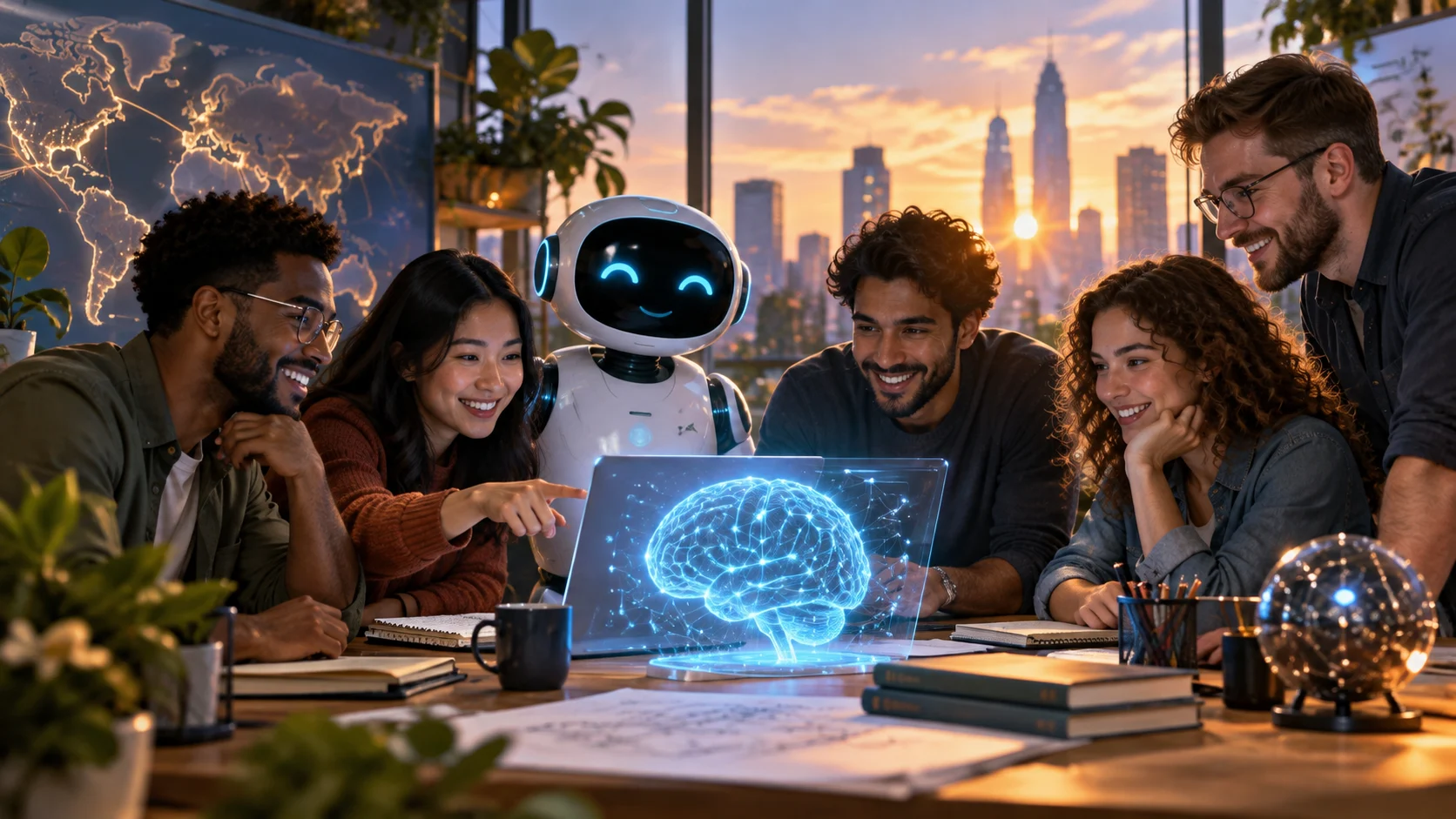 100+ Artificial Intelligence Team Names for AI Groups illustration for Professional AI team names