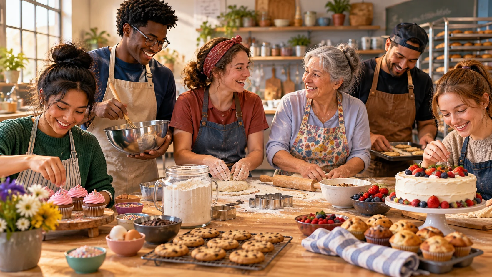 110+ Baking Team Names for Competitions, Clubs and Kitchen Crews illustration for School, workplace and community baking groups
